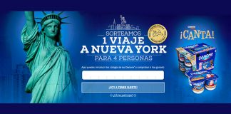 Danone sortea 1 viaje a Nueva York Danone sortea 1 viaje a Nueva York
