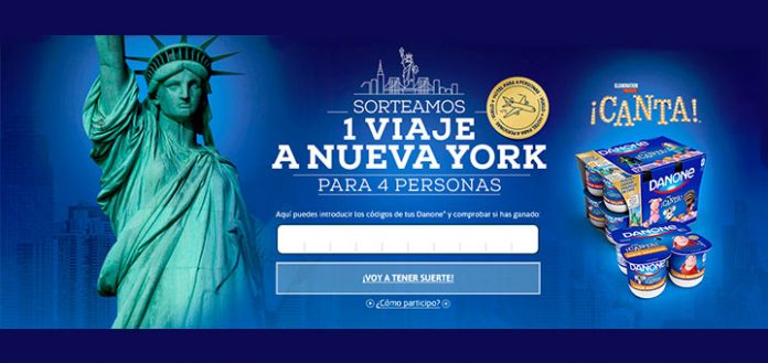 Danone sortea 1 viaje a Nueva York