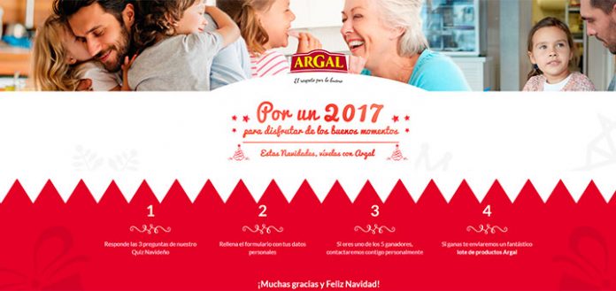 Sortean 5 lotes de productos Argal