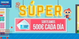 Danone sortea 500€ cada día Danone sortea 500€ cada día