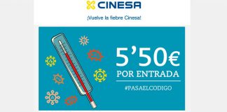 Descuento en entradas de cine con Cinesa Descuento en entradas de cine con Cinesa