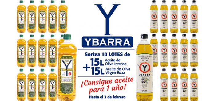 Gana Aceite de Oliva Ybarra para un año