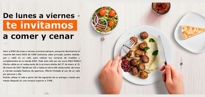 Ikea te invita a comer y cenar