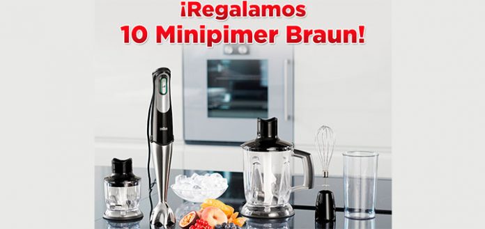 Regalan 10 Minipimer Braun