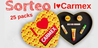 Sortean 25 packs I ♥ Carmex en San Valentín Sortean 25 packs I ♥ Carmex en San Valentín