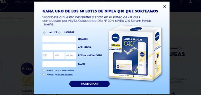 Sortean 60 lotes de Nivea Q10