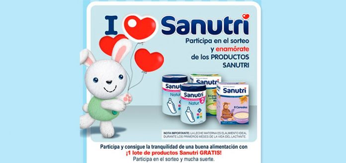 Gana un lote de Sanutri gratis