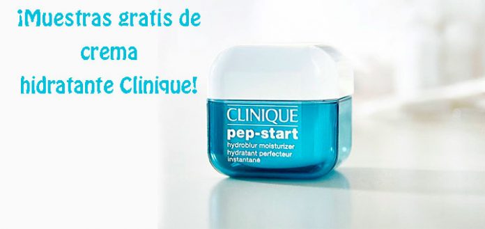 Muestras gratis de crema hidratante Clinique