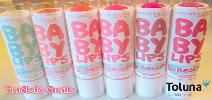 prueba gratis baby lips dr rescue maybelline