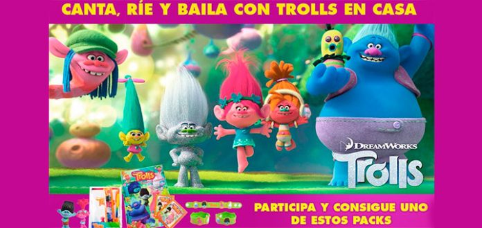 Gana un pack de Trolls