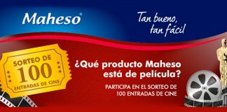 Maheso sortea 100 entradas de cine Maheso sortea 100 entradas de cine