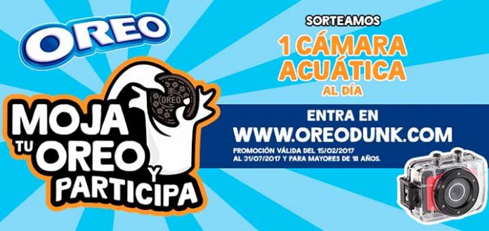 Oreo sortea 1 cámara acuática al día