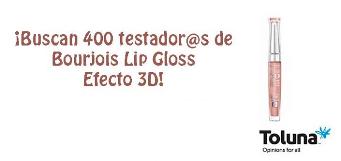 Prueba gratis Bourjois Lip Gloss Efecto 3D