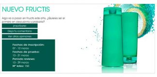 Prueba gratis lo nuevo en Fructis Prueba gratis lo nuevo en Fructis