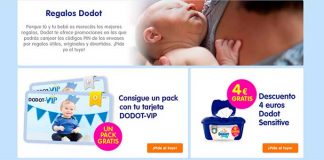 Regalos y descuentos Dodot Regalos y descuentos Dodot