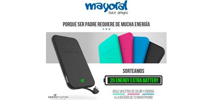 Sortean 20 baterías portátiles recargables de Energy Sistem