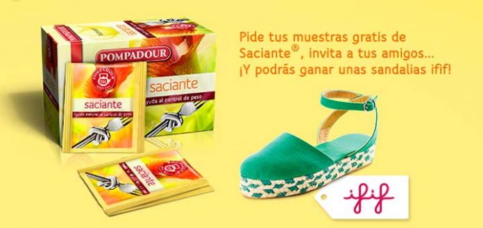 Pompadour regala 10.000 muestras gratis de Saciante