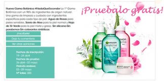 Prueba gratis la nueva gama Botánica de Garnier Prueba gratis la nueva gama Botánica de Garnier