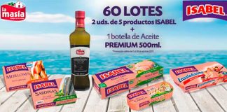 Sortean lotes de productos Isabel y La Masía Sortean lotes de productos Isabel y La Masía