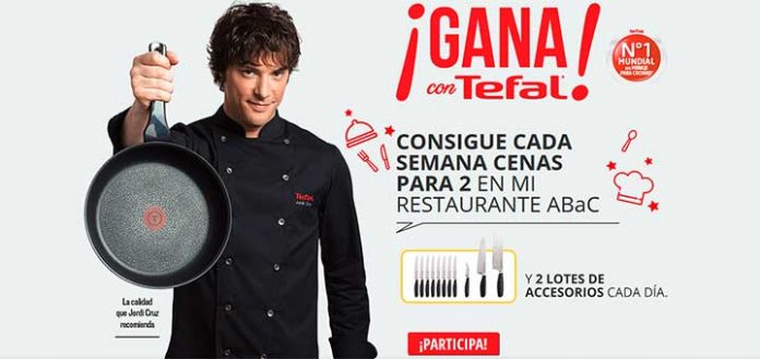 Gana cenas en el restaurante ABac con Tefal