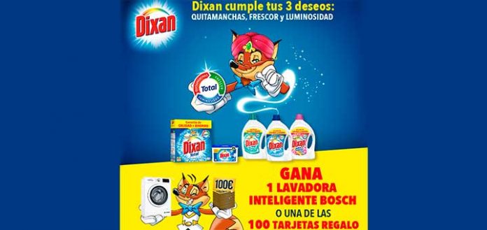 Gana una lavadora Bosch con Dixan