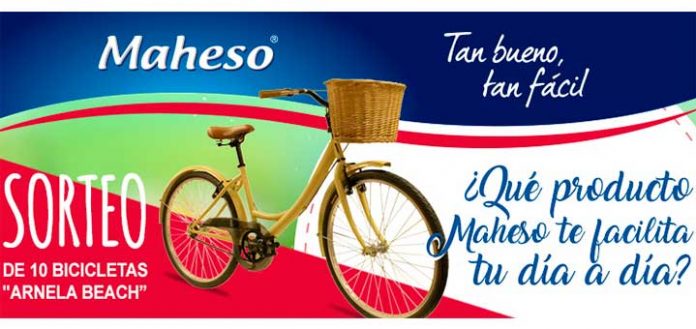Maheso sortea 10 bicicletas Arnela beach