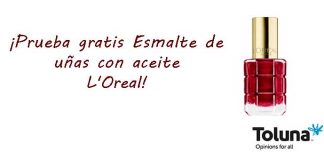 Prueba gratis Esmalte de uñas con aceite L’Oreal Prueba gratis Esmalte de uñas con aceite L'Oreal
