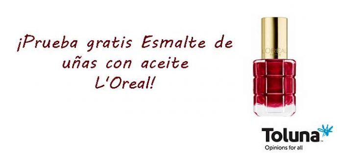 Prueba gratis Esmalte de uñas con aceite L'Oreal