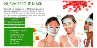 Prueba gratis la nueva Rescue Mask de Garnier Prueba gratis la nueva Rescue Mask de Garnier