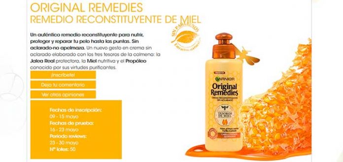 Prueba gratis Remedio Reconstituyente de Miel Original Remedies