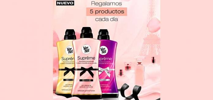 Regalan 5 productos Vernel Suprême Romance al día