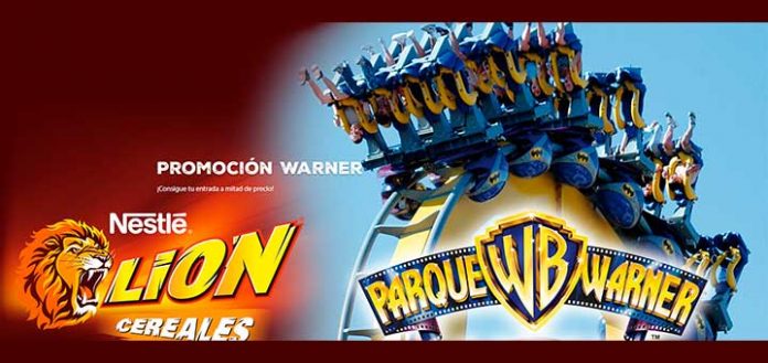 Consigue un 50% descuento para Parque Warner