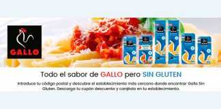 Consigue un cupón descuento en Gallo Sin Gluten Consigue un cupón descuento en Gallo Sin Gluten