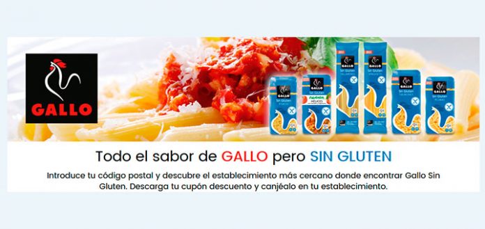 Consigue un cupón descuento en Gallo Sin Gluten