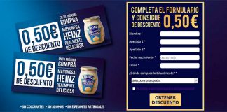 Consigue un descuento en Heinz Consigue un descuento en Heinz