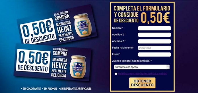 Consigue un descuento en Heinz