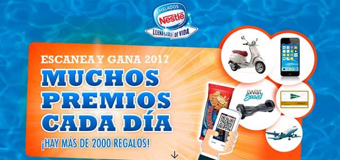 Gana premios al día con Helados Nestlé