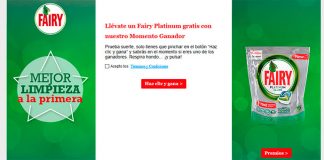 Llévate gratis un Fairy Platinum Llévate gratis un Fairy Platinum