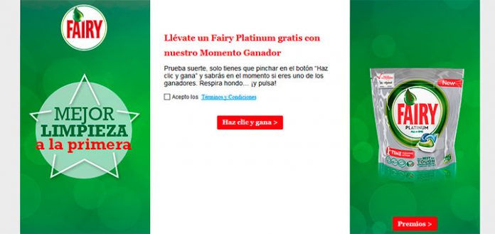 Llévate gratis un Fairy Platinum