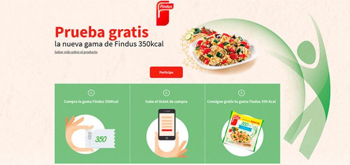 Prueba gratis Findus 350Kcal