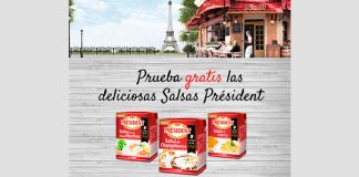 Prueba gratis las salsas Président Prueba gratis las salsas Président