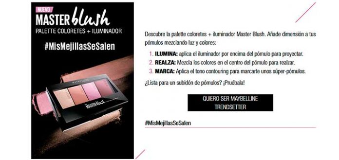 Prueba gratis Master Blush de Maybelline