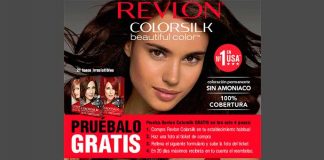 Prueba gratis la coloración permanente Revlon Colorsilk Prueba gratis Revlon Colorsilk