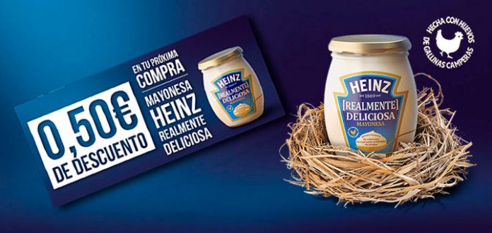 50 centimos de descuento en mayonesa heinz