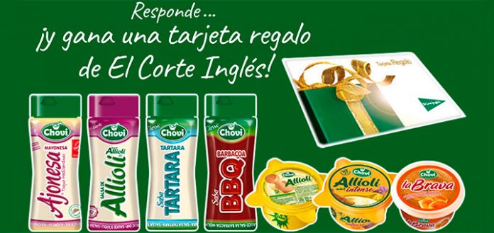 Choví sortea dos tarjetas regalo de El Corte Inglés