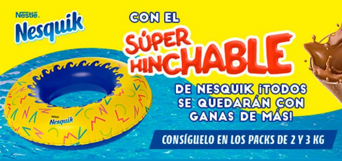 Consigue el Súper Hinchable de Nesquik