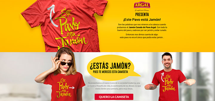 Consigue la camiseta gratis de Argal