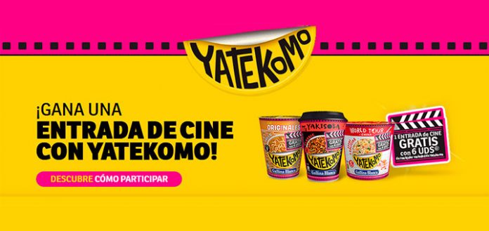 Entradas de cine gratis con Yatekomo