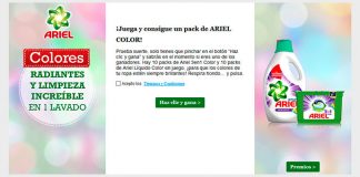 Gana un pack de Ariel Color Gana un pack de Ariel Color