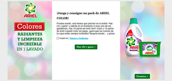 Gana un pack de Ariel Color